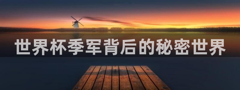 世界杯欧洲区预选赛:世界杯季军背后的秘密世界